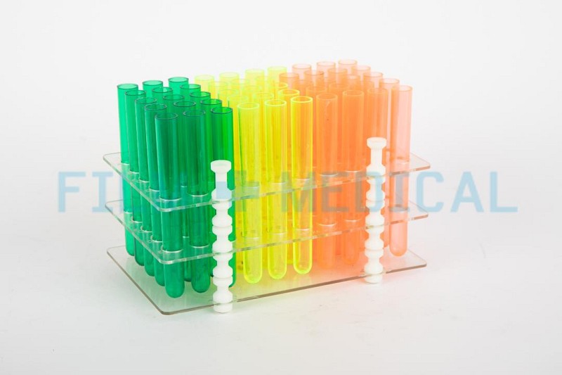 Dressed test tube rack